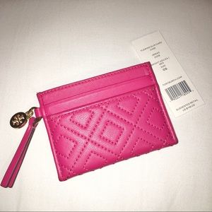 Tory Burch card case in pink 💗